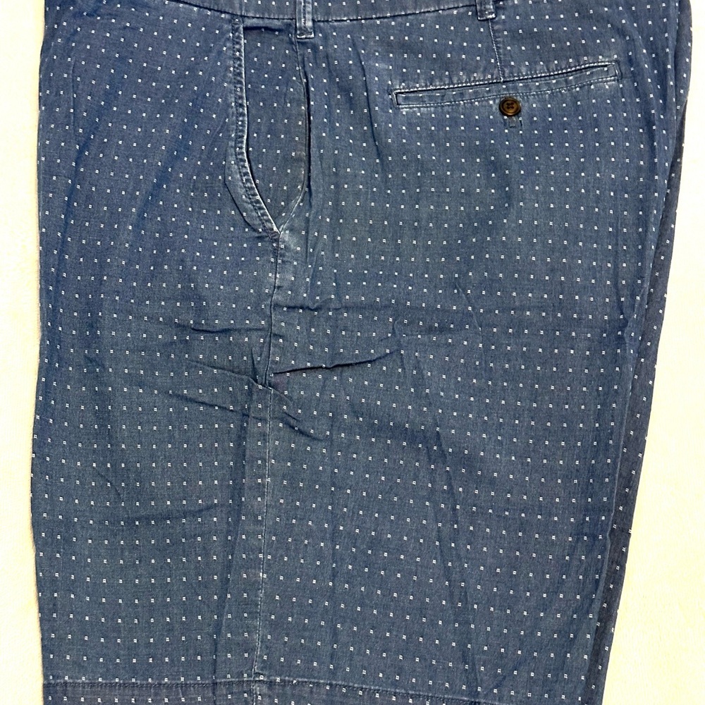 Men's Gap Blue Jean, Dot Patterned Shorts